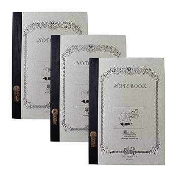 黒のA5ノート くろノート A5｜ ブラック ノート メモ帳 手帳 日記 シンプル